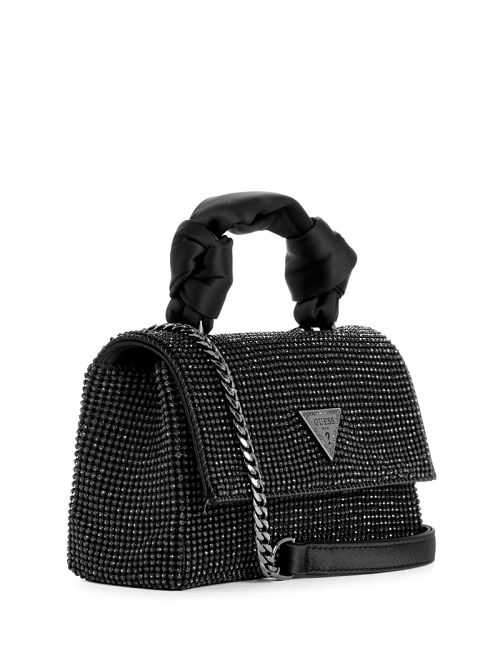 Guess Lua Top Handle Crossbody Zwart | GUESS-SN29041