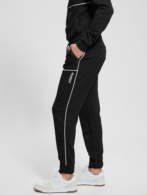 Guess Lugh Cuffed Joggers Zwart | GUESS-SN31473