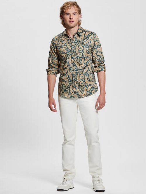 Guess Luxe Paisley Shirt Multi | GUESS-SN31236