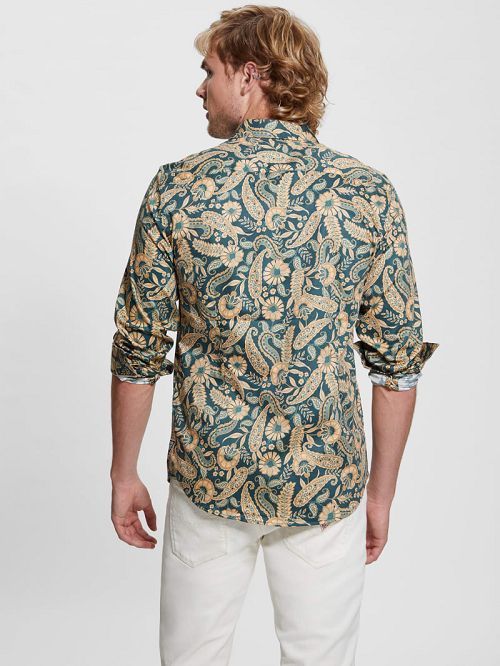 Guess Luxe Paisley Shirt Multi | GUESS-SN31236