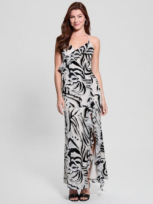 Guess Lydie Long Dress Multi | GUESS-SN26810