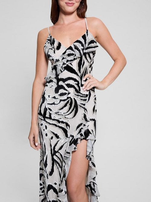 Guess Lydie Long Dress Multi | GUESS-SN26810