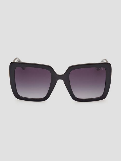 Guess Lyla Oversize Square Sunglasses Zwart | GUESS-SN30084