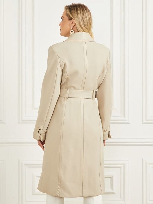 Guess Maddy Trench Coat Grijs | GUESS-SN27980