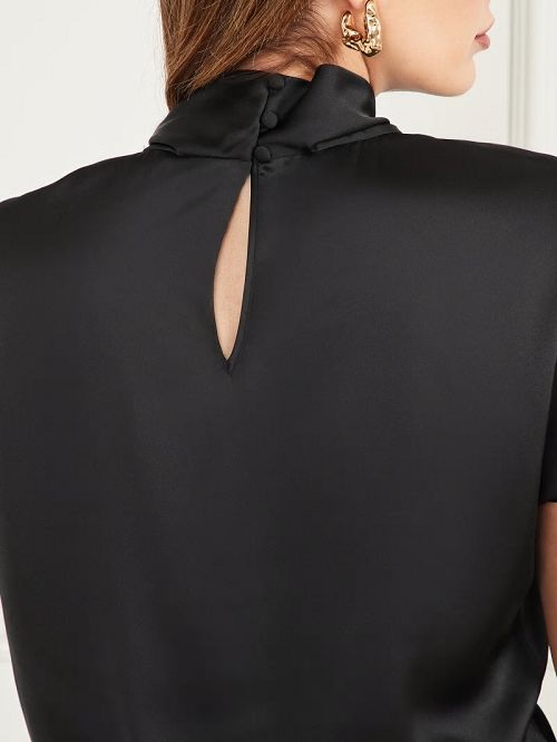 Guess Maggie Top Zwart | GUESS-SN27394