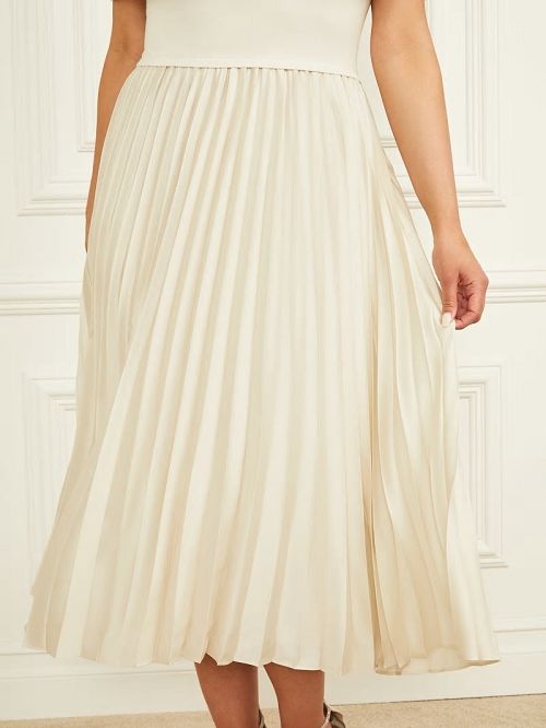 Guess Makayla Off-the-Shoulder Dress Wit | GUESS-SN26973