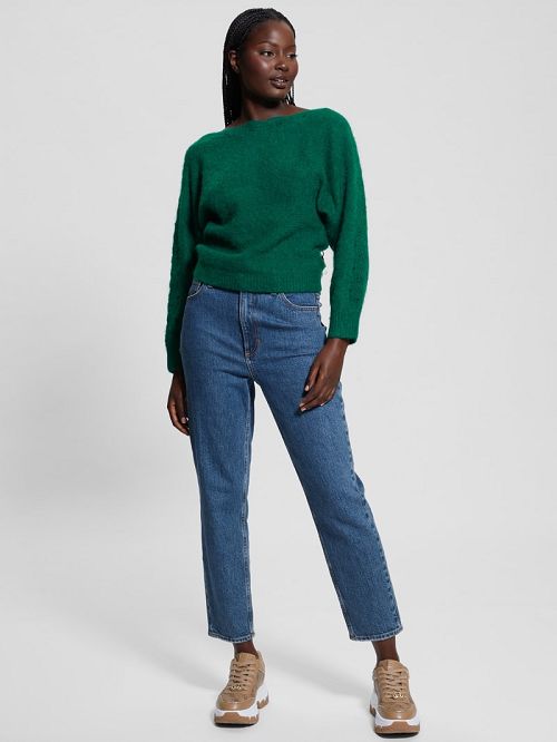 Guess Malorie Dolman Sweater Groen | GUESS-SN27691