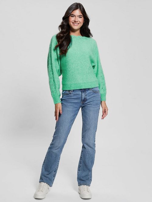 Guess Malorie Dolman Sweater Groen | GUESS-SN27699
