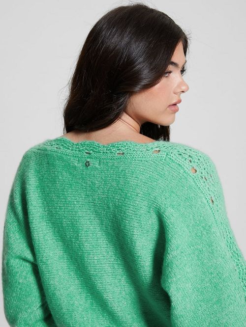 Guess Malorie Dolman Sweater Groen | GUESS-SN27699