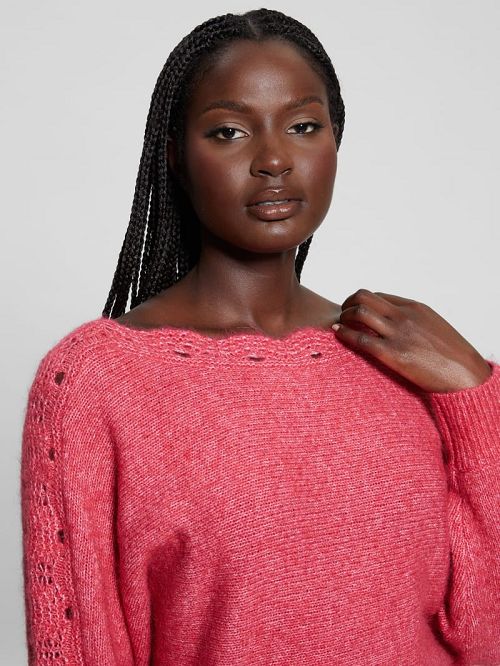 Guess Malorie Dolman Sweater Roze | GUESS-SN27681