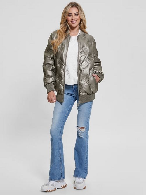 Guess Marianne Quattro G Flight Jacket Bruin | GUESS-SN27917