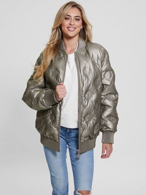 Guess Marianne Quattro G Flight Jacket Bruin | GUESS-SN27917
