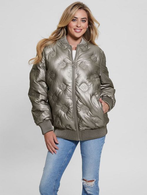 Guess Marianne Quattro G Flight Jacket Bruin | GUESS-SN27917