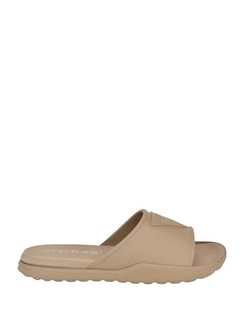 Guess Marock Pool Slides Beige | GUESS-SN31918