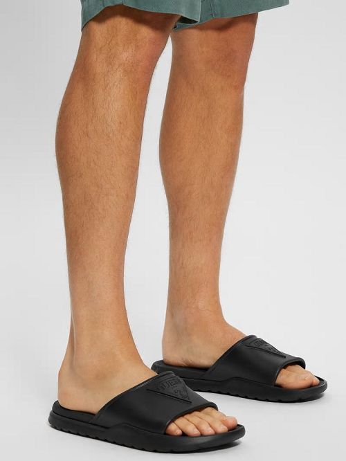 Guess Marock Pool Slides Zwart | GUESS-SN31915