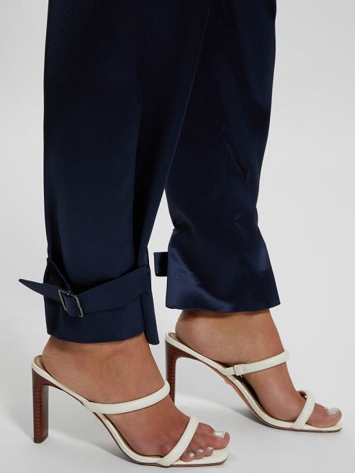 Guess Marzia Satin Joggers Blauw | GUESS-SN28325