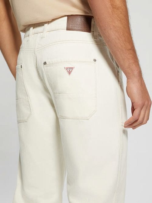 Guess Mason Straight Jeans Wit | GUESS-SN30373
