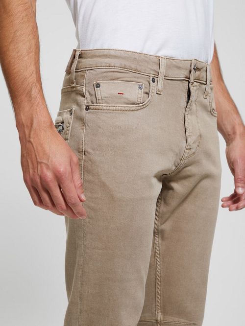 Guess Mateo Straight Jeans Beige | GUESS-SN30444