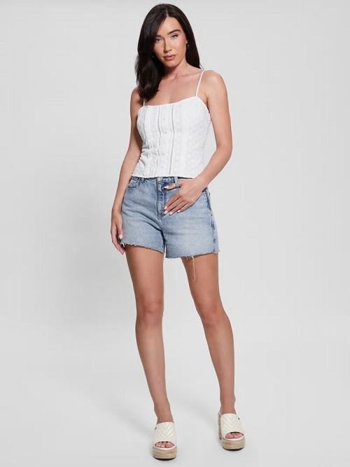 Guess Melaine Top Wit | GUESS-SN27607