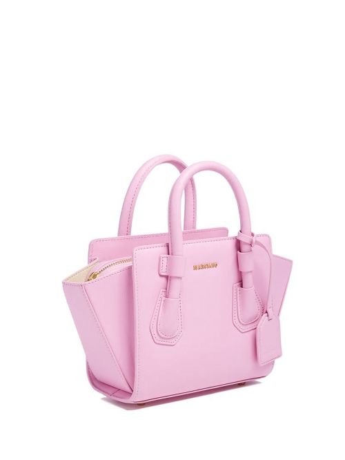 Guess Merava Leather Mini Satchel Roze | GUESS-SN29274