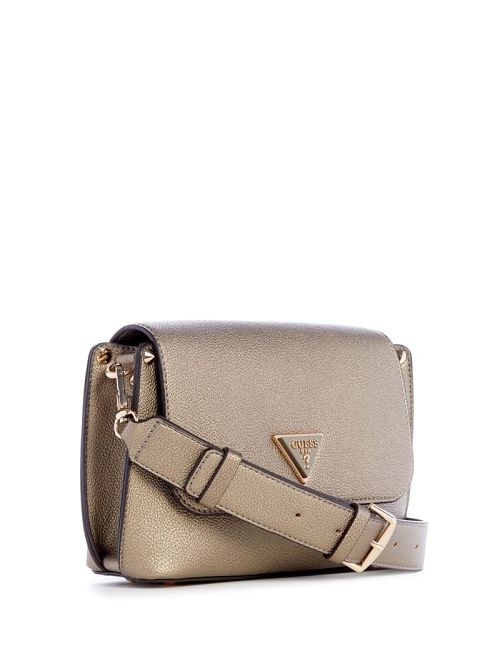 Guess Meridian Fold-Over Shoulder Bag Metal | GUESS-SN29067
