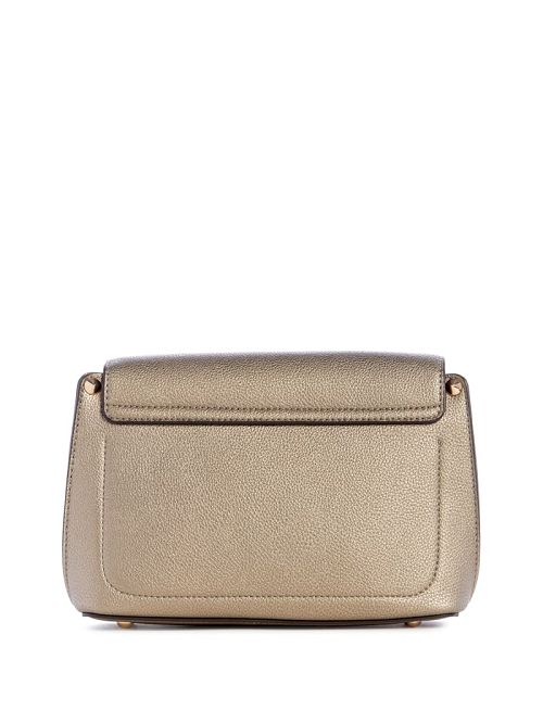 Guess Meridian Fold-Over Shoulder Bag Metal | GUESS-SN29067