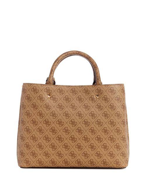 Guess Meridian Signature Girlfriend Satchel Bruin | GUESS-SN29202