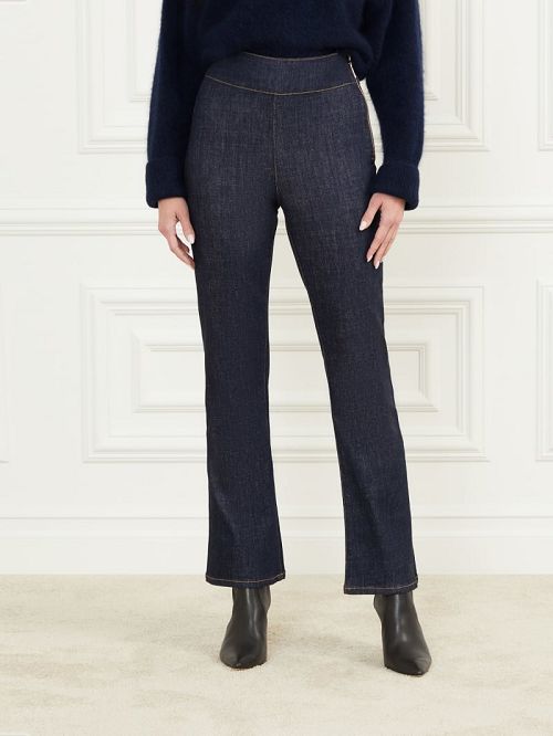 Guess Mia Denim Flare Pant Blauw | GUESS-SN26544