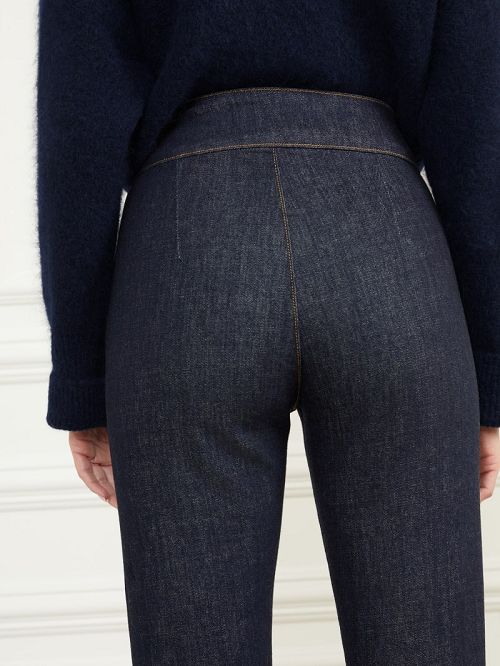 Guess Mia Denim Flare Pant Blauw | GUESS-SN26544