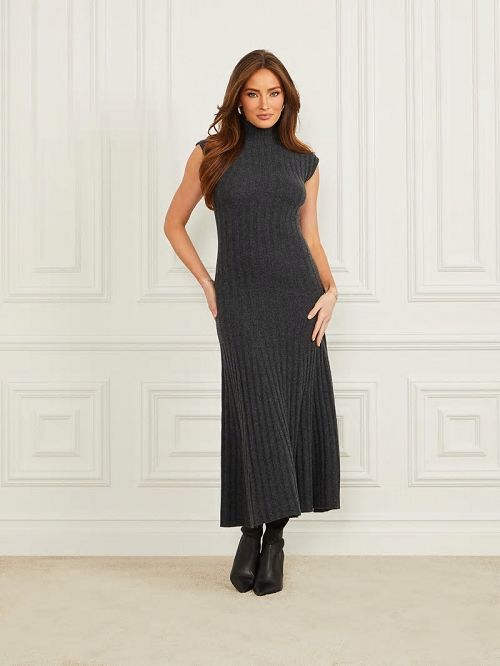 Guess Michaela Cashmere Sweater Dress Grijs | GUESS-SN26985