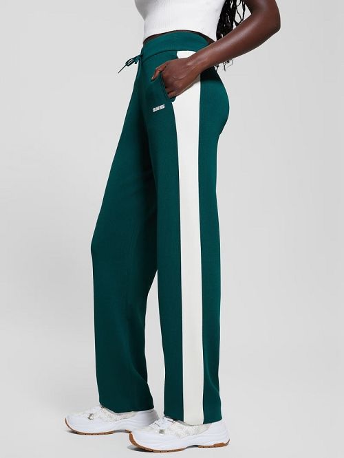 Guess Michela Stripe Sweater Pants Groen | GUESS-SN28256