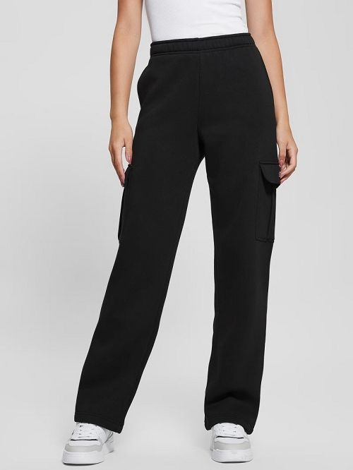 Guess Midge Signature Cargo Pants Zwart | GUESS-SN28468