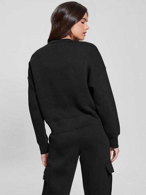 Guess Midge Signature Sweatshirt Zwart | GUESS-SN28411