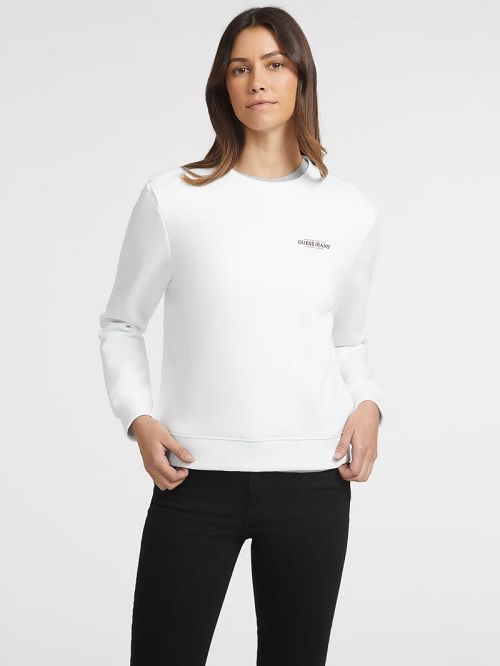 Guess Mini American Tradition Sweatshirt Wit | GUESS-SN27675