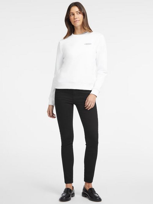 Guess Mini American Tradition Sweatshirt Wit | GUESS-SN27675
