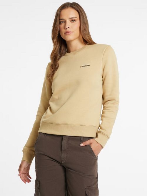 Guess Mini American Tradition Sweatshirt Beige | GUESS-SN28356