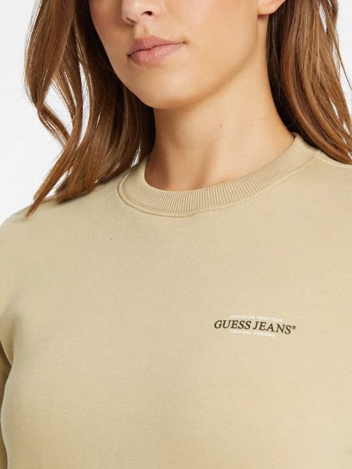 Guess Mini American Tradition Sweatshirt Beige | GUESS-SN28356