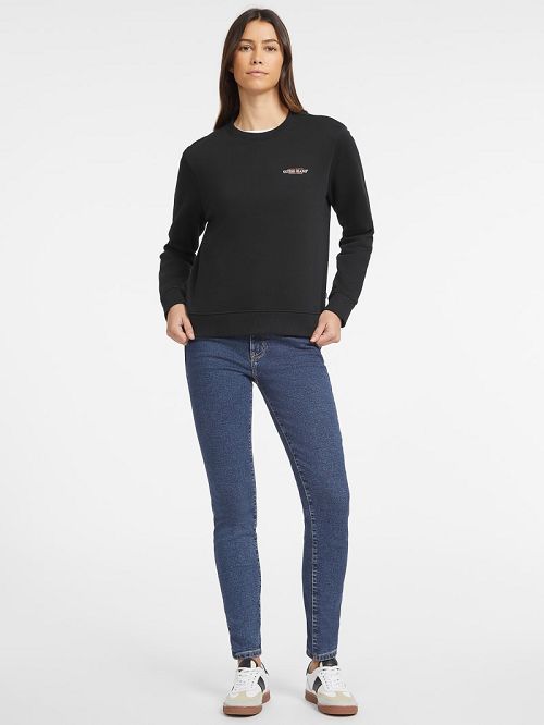 Guess Mini American Tradition Sweatshirt Zwart | GUESS-SN28367