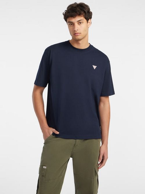 Guess Mini Patch Tee Blauw | GUESS-SN30630
