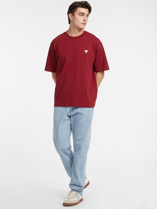 Guess Mini Patch Tee Rood | GUESS-SN30661