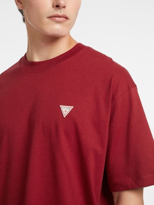 Guess Mini Patch Tee Rood | GUESS-SN30661