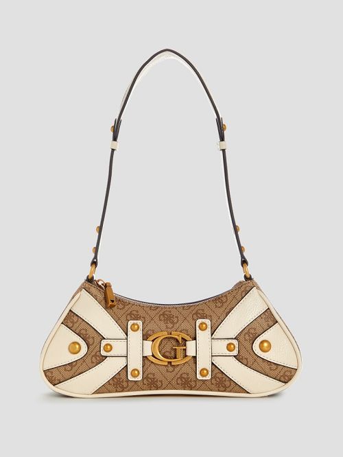 Guess Mintha Mini Top-Zip Shoulder Bag Multi | GUESS-SN29179