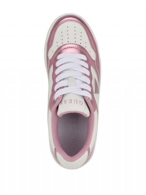 Guess Miram Two-Tone Sneakers Roze Goud | GUESS-SN29558