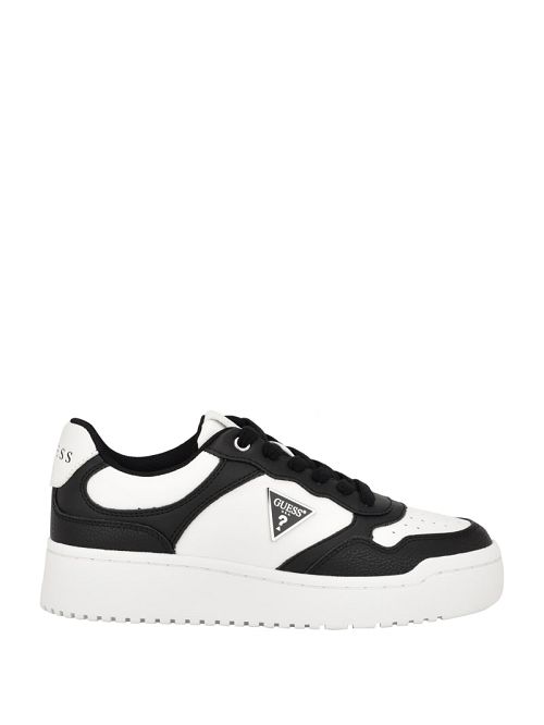 Guess Miram Two-Tone Sneakers Zwart Wit | GUESS-SN29555