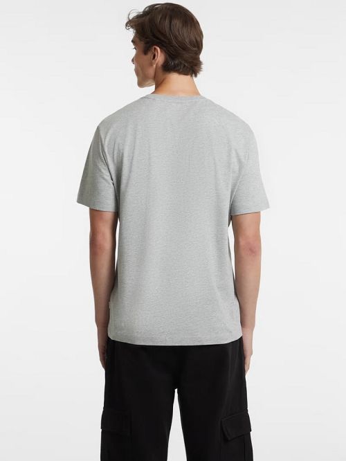 Guess Mixed Chest Logo Tee Grijs | GUESS-SN30564