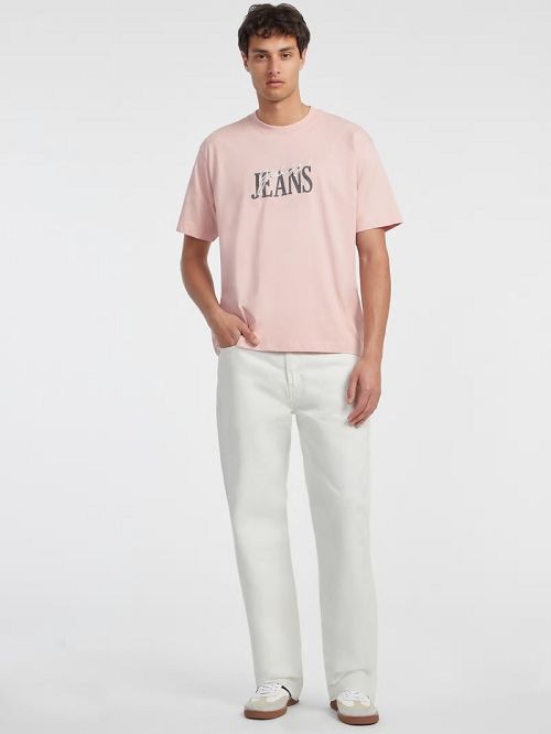Guess Mixed Logo Tee Roze | GUESS-SN30491