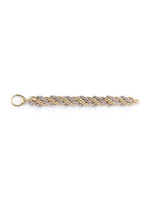 Guess Mixed Metal Double Rope Bracelet Goud | GUESS-SN30333
