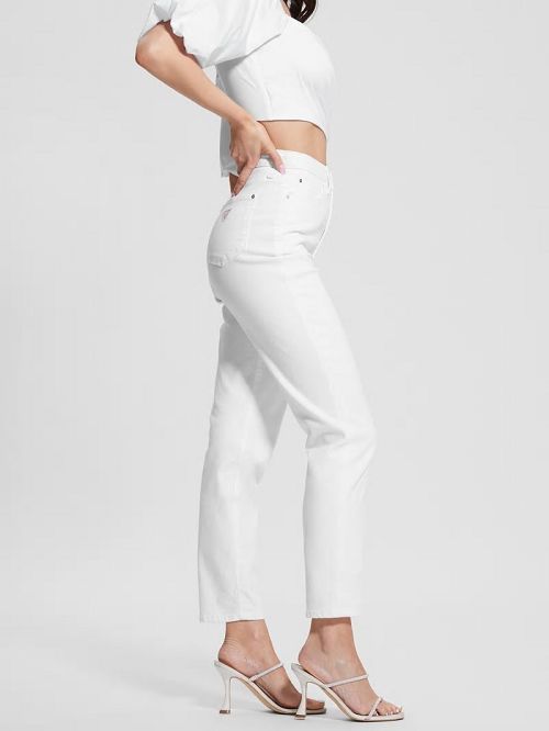 Guess Mom Jeans Wit | GUESS-SN26578