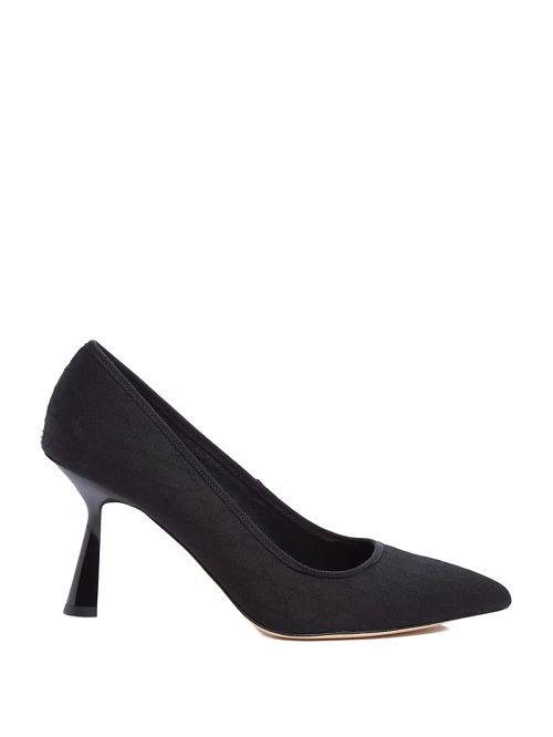 Guess Monogram Court Pump Zwart | GUESS-SN29745