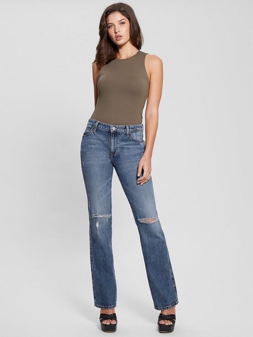 Guess Mora Cutout Tank Top Bruin | GUESS-SN27073
